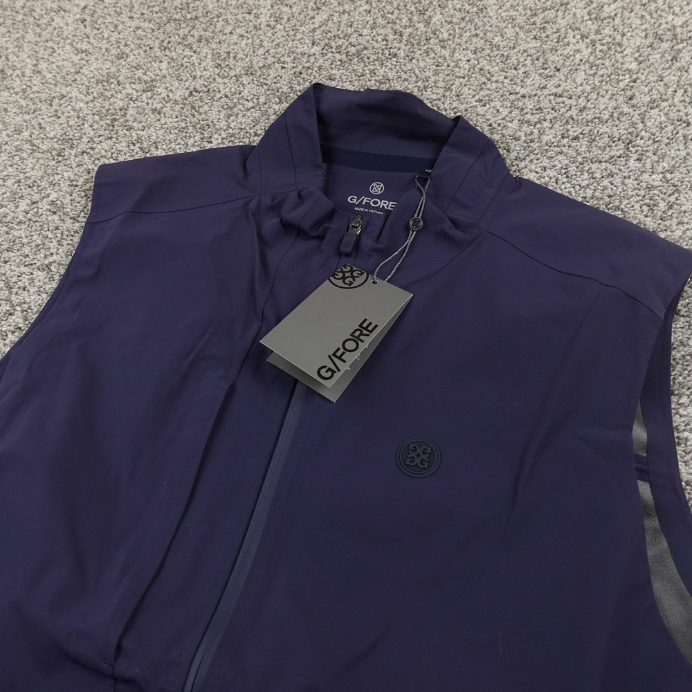 G/FORE Men's Sleeveless Golf Vest in Deep Purple